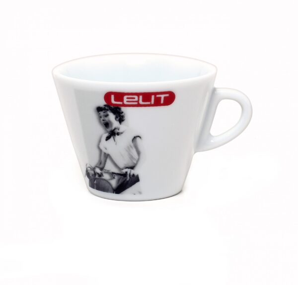 Lelit PL302 | Cappuccinotasse mit Untertasse | Set je 6 Stück