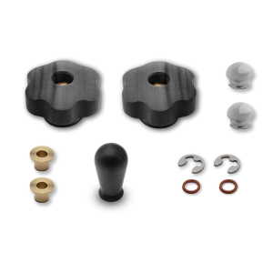 Lelit Umbaukit Holz für MaraX PL62X aus Walnuss Schwarz | PLA2202